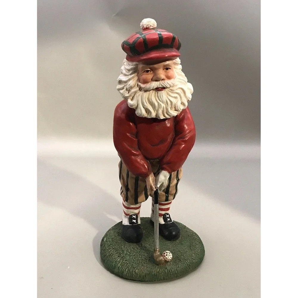 Golfing‎ Bobblehead Santa NIB